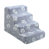 Maxbell Dog Steps Wear Resistant Anti Slip Dog Stairs for Indoor Bed Older Dogs Cats 4 Steps