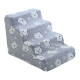 Maxbell Dog Steps Wear Resistant Anti Slip Dog Stairs for Indoor Bed Older Dogs Cats 4 Steps