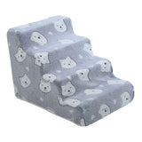 Maxbell Dog Steps Wear Resistant Anti Slip Dog Stairs for Indoor Bed Older Dogs Cats 4 Steps