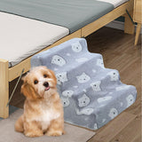 Maxbell Dog Steps Wear Resistant Anti Slip Dog Stairs for Indoor Bed Older Dogs Cats 4 Steps