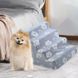 Maxbell Dog Steps Wear Resistant Anti Slip Dog Stairs for Indoor Bed Older Dogs Cats 4 Steps