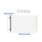 Maxbell Retractable Dog Gate Tall Retractable Gate for Deck Indoor Outdoor Banisters Retractable140x80cm