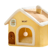 Cat Warm House Warm Nest Thickened Cushion Comfortable Interactive for Bunny S for 2.5kg pet