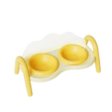 Raised Cat Bowls Stable Ceramic Pet Bowl for Small Dogs Cats Pet Accessories