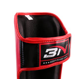 Maxbell Shin Instep Pads MMA Leg Foot Guards Muay Thai Kick Boxing Guard Red - Aladdin Shoppers