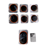 Maxbell Maxbell 10 Pieces Bike Tyre Puncture Repair Kit Patches Abrasive Scraper Rubber Adhesive
