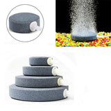 Maxbell 2x 40/80mm Ceramic Round Air Stone Bubble Aquarium Fish Tank Oxygen Pumps