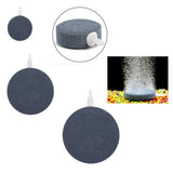 Maxbell 2x 40/80mm Ceramic Round Air Stone Bubble Aquarium Fish Tank Oxygen Pumps