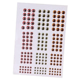 Maxbell Maxbell 3D Fishing Eyes 183pcs Fishing Lure Eyes Great Accessory For Make Fishing Bait, Lures, Crafts