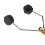 Maxbell 4pcs Fly Tying Tools Ceramic Fly Tying Materials Bobbins Thread Holder Black
