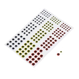 Maxbell Maxbell 183 Pieces Large Pupil 2D Fishing Lure Eyes Bait Fly Tying Lure Jigs Crafts