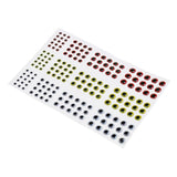 Maxbell Maxbell 183 Pieces Large Pupil 2D Fishing Lure Eyes Bait Fly Tying Lure Jigs Crafts