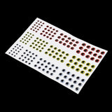 Maxbell Maxbell 183 Pieces Large Pupil 2D Fishing Lure Eyes Bait Fly Tying Lure Jigs Crafts