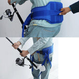 Maxbell Maxbell Thick Padded Fishing Waist Harness Fighting Belt Rod Holder Big Game Jigging