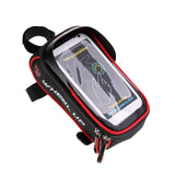 Maxbell Maxbell Cycling Bike Bicycle Frame Tube Mobile Phone Bag Pannier Phone Pouch Red