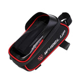 Maxbell Maxbell Cycling Bike Bicycle Frame Tube Mobile Phone Bag Pannier Phone Pouch Red