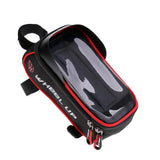 Maxbell Maxbell Cycling Bike Bicycle Frame Tube Mobile Phone Bag Pannier Phone Pouch Red