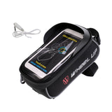 Maxbell Maxbell Cycling Bike Bicycle Frame Tube Mobile Phone Bag Pannier Phone Pouch Black