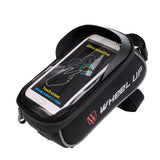 Maxbell Maxbell Cycling Bike Bicycle Frame Tube Mobile Phone Bag Pannier Phone Pouch Black