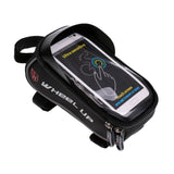 Maxbell Maxbell Cycling Bike Bicycle Frame Tube Mobile Phone Bag Pannier Phone Pouch Black
