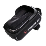 Maxbell Maxbell Cycling Bike Bicycle Frame Tube Mobile Phone Bag Pannier Phone Pouch Black