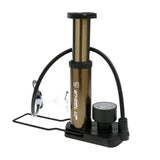 Maxbell Maxbell Bike Foot Activated Floor Pump with Gauge Mini Bicycle Tire Pump Champagne