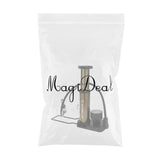 Maxbell Maxbell Bike Foot Activated Floor Pump with Gauge Mini Bicycle Tire Pump Champagne