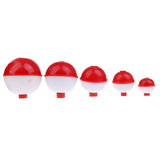 Maxbell Maxbell Hard ABS Snap-on Fishing Floats Push Button Float Bobbers Red & White 30g