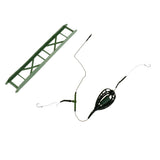 Maxbell 2pcs Carp Fishing Bait Cage Fishing Lure Swivel with Sinker Basket Holder