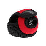 Maxbell Maxbell Fly Fishing Spinning Reel Cover Baitcasting Reel Protective Pouch Bag Red