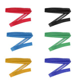 Maxbell Non-slip Stretchy Tennis Racquet Sweat Fishing Rod Grip Tape Blue and Black
