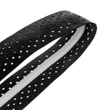 Maxbell Non-slip Stretchy Tennis Racquet Sweat Fishing Rod Grip Tape Blue and Black