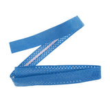 Maxbell Non-slip Stretchy Tennis Racquet Sweat Fishing Rod Grip Tape Blue and Black