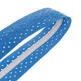Maxbell Non-slip Stretchy Tennis Racquet Sweat Fishing Rod Grip Tape Blue and Black