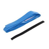 Maxbell Non-slip Stretchy Tennis Racquet Sweat Fishing Rod Grip Tape Blue and Black