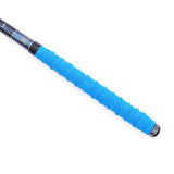 Maxbell Non-slip Stretchy Tennis Racquet Sweat Fishing Rod Grip Tape Blue and Black
