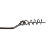 Maxbell 10pcs High Carbon Steel Weighted Wide Gap Spring Fishing Hook with Twistlock