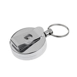 Maxbell 10 Pieces Retractable Badge Reel ID Holder Fishing Lanyard Reel Card Holder