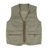 Men's Vest Fishing Hunting Photography Multi-pocket Jacket Denim Vest 2XL