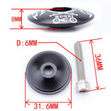 Maxbell 2 Pieces Bike Cycling Bicycle MTB BMX Aluminum Stem Top   Headset 1 1/8"