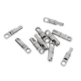 Maxbell 20pcs Column Type Rotary Ring Bearing Swivel Fishing Swivels Hook Connectors