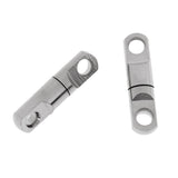 Maxbell 20pcs Column Type Rotary Ring Bearing Swivel Fishing Swivels Hook Connectors