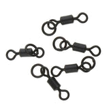 Maxbell 100Pcs Carp Fishing Swivels Micro Hook Ring Swivels Connector Chod Rig