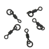 Maxbell 100Pcs Carp Fishing Swivels Micro Hook Ring Swivels Connector Chod Rig