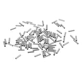 100 Pieces Crimping Loop Sleeve Various Sizes from 1.0mm - 2.0mm 2.0x8mm