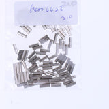 100 Pieces Crimping Loop Sleeve Various Sizes from 1.0mm - 2.0mm 2.0x8mm