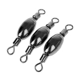 Maxbell 3Pc Fishing Barrel Swivels Quick Sinkers Sea Course Barell Rig swivels 2.1g