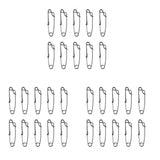 Maxbell 20Pcs Stainless Steel Long Line Longline Clips for Fishing Snapper or Shark