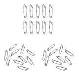 Maxbell 20Pcs Stainless Steel Long Line Longline Clips for Fishing Snapper or Shark