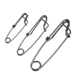Maxbell 20Pcs Stainless Steel Long Line Longline Clips for Fishing Snapper or Shark